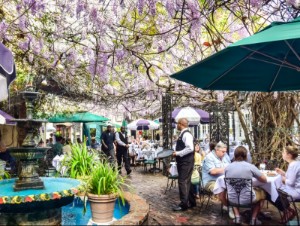 dining at court of two sisters in the french quarter